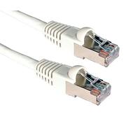Cables Direct Cat6a, 2m Cavo di Rete S/FTP (S-STP) Bianco