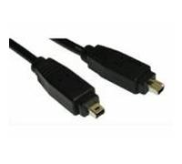 Cables Direct - Cavi FireWire da 1 m, 4 Pin, 4 Pin, 4 Pin, 4-p, Nero, Maschio Connector, 1 m, 10 cm, Colore: Nero