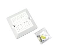 Cables Direct CDL 2 Port Cat5e plate - Sin Gang