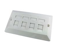 Cables Direct CDL 4Port Cat5e Faceplate-Dual v2