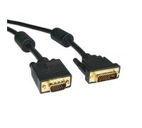 Cables Direct CDL-DV104 cavo DVI 2 m DVI-I Nero (CDL 2m DVI-A to SVGA Cable)