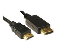 Cables Direct Display Port/HDMI, 3m DisplayPort Nero (CDL 3m DisplayPort [M] - H