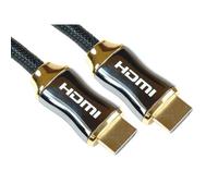 Cables Direct HDMI/HDMI M/M 1m cavo HDMI HDMI tipo A [Standard] Nero, Oro (CDL 1