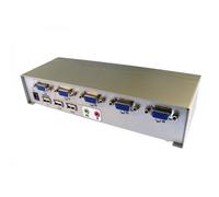 Cables Direct NLKVM-100-4 switch per keyboard-video-mouse [kvm] Argento (CDL 4 P