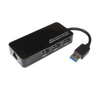 Cables Direct USB 3.0 Gigabit Ethernet Hub (CDL USB3 NL Gigabit Adapter + Hub)