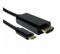 Cables Direct USB C to HDMI 4K @ 60HZ 5 m USB tipo-C HDMI tipo A [Standard] Nero