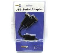 Cables Direct USB2-SERIALDUAL cavo seriale Nero USB tipo A DB-9 (CDL USB to Dual