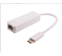 Cables Direct USB3C-ETHGIG scheda di rete e adattatore Ethernet 1000 Mbit/s (15cm Leaded USB Type C [M] to Gigabit Ethernet Ada NEW
