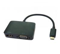 Cables Direct USB3C-HDMI-VGA014K adattatore grafico USB 3840 x 2160 Pixel Nero (