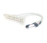 Cables To Go Adattatore interno USB / AT Scheda madre (2 Porte USB) [Importato da Regno Unito]