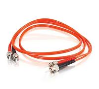 Cables To Go C2G 1 m st-st 62.5/125 OM1 Duplex Multimode PVC Fibre ottiche Orange 2 m