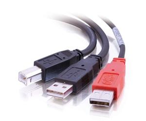 Cables To Go - Cavo USB 2.0, connettore USB maschio a Y maschio