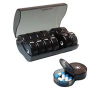 CABLETTO CABLET - Dose di pillola 7 scomparti | Box di medicinali per farmaci | Scatola di farmaci portatili giornalieri per la memoria Senior in Go on the Go