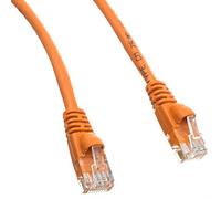 Cablewholesale, CAT5e Orange Ethernet patch cable, Snagless/Molded Boot, 45,7 m