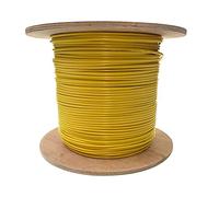 CableWholesale - Cavo in fibra ottica a 6 fibre ottiche, monomodale, 9/125 micron, giallo, Riser Rated, bobina, 1000 ft