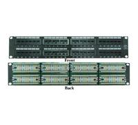 Cablewholesale da rack Port CAT6 patch panel, orizzontale, tipo 110, 568 a & 568B compatibile, 1U nero Cruz V2 Fresh Foam 48 Ports