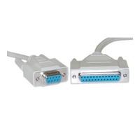 CableWholesale DB9/DB25, 10ft Cavo seriale Beige 3,05 m