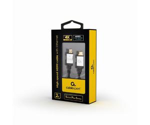 CableXpert 2 m - HDMI Tipo A - HDMI Tipo A Grigio CCB-HDMIL-2M NEW