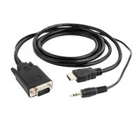CableXpert 3 m - VGA - HDMI 3,5 mm - Maschio - Maschio - 1920 x 1080 pixel A-HDMI-VGA-03-10 NEW