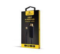 CableXpert USB-C maschio a HDMI maschio adattatore 4K 30Hz 2m juodas A-CM-HDMIM-01 NEW