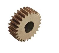 Cabluandry 1 pz 0,5 Modulo 34 Denti Ingranaggio Cilindrico D Forma Foro Ingranaggio Piatto in Rame 18x5mm Denti Dritti Pignone di Trasmissione Dritto(5x4mm D BORE)