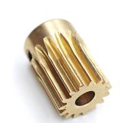 Cabluandry 1 pz 0,5 Modulo Ingranaggio cilindrico a denti mezzi 24 denti Ingranaggio cilindrico in rame 0,5M 24T Pignone di trasmissione a denti dritti Dritto(5MM BORE)