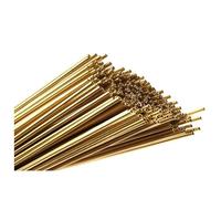 Cabluandry 24 pezzi 2,5 mm perline tubolari in ottone grezzo fai da te forme geometriche dimensioni 30 mm 350 mm 400 mm Cavo