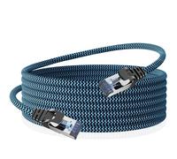 CABNEER Cavo LAN da 30 m, cavo di rete CAT8, cavo patch RJ45, 40 Gbps, 2000 MHz, Gigabit, cavo Internet ad alta velocità, compatibile con router modem laptop PC