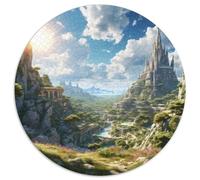 Cabo De Gata-Níjar Natural Park 1000 Pezzi Jigsaw Puzzle Adulti Puzzle Rotondo Idea Regalo Donna Per Adulti E Bambini Stampa Di Alta Qualità 1000pcs (67.5x67.5cm)
