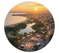 Cabo De Gata-Níjar Natural Park 1000 Pezzi Jigsaw Puzzle Adulti Puzzle Rotondo Idea Regalo Per Famiglia Per Adulti E Bambini Da 14 Anni E Più Stampa Di Alta Qualità 1000pcs (67.5x67.5cm)