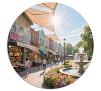 Cabo De Gata-Níjar Natural Park 1000 Pezzi Puzzle Grande Adulti Round Jigsaw Puzzle Creativo Per Regalo Famiglia Per Adulti E Bambini Stampa Di Alta Qualità 1000pcs (67.5x67.5cm)