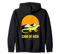 Cabo de Gata Spagna Tramonto Felpa con Cappuccio