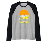 Cabo de Gata Spagna Tramonto Maglia con Maniche Raglan