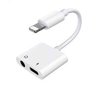 Cabo Joyroom Lightning - Lightning/Adattatore Fone De Ouvido Mini Jack Da 3,5 Mm Di Audio E Carregamento Branco