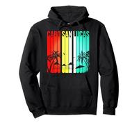 Cabo San Lucas Messico Retro Messicano Resort Vacanza Viaggio Felpa con Cappuccio
