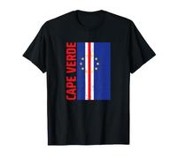 Cabo Verde Flag West Africa Souvenirs Maglietta