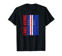 Cabo Verde Flag West Africa Souvenirs Maglietta