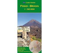 Cabo Verde: Fogo, Brava 1 : 50000 (Mappa escursionistica di Capo Verde)