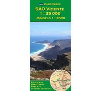 Cabo Verde: São Vicente 1:35000, Mindelo 1:7500 (Mappa escursionistica di Capo Verde)