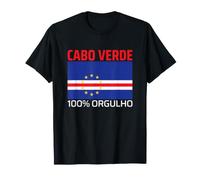 Cabo Verde West Africa Souvenirs 100% Orgulho Pride Maglietta