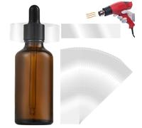 CABODYALS 200 pz 3 x 12cm Piccole Buste Termoretraibili Mini Formato Rettangolare Trasparente In PVC Termosaldato Sacchetto di Plastica Kit di Conservazione Fatto In Casa per Confezionare Bottoni Sfus
