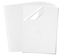 CABODYALS 50 Pezzo di Pellicola Trasparente Rettangolare in Plastica per Stencil di Tatuaggi Carta per Trasferimento Mo o Trasparente per Fotocopiatrice Termica Stencil per Tatuaggi Carta per Tras