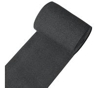 CABODYALS 5M 100mm Bobina Elastica Nera Elastica Pesante Alta Elasticità Cinghia A Maglia Larga Piatta Intrecciata Fascio di Corda Elastica per Cucire per Cucire Cintura Intimo Pantaloni Abbigliamento