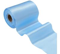 CABODYALS Circa 22 iarda 4 pollici Nastro di Raso Azzurro Chiaro Extra Largo Solido Spesso enorme Seta Doppio Lato Poliestere Tessuto Nastri Sfusi per Cucito Creazione Artigianato Taglio Cerimonia eno