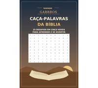 Caça-palavras da Bíblia: 25 desafios em 5 níveis para aprender e se divertir