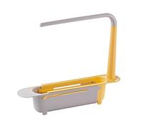 CaCaCook Organizer Lavello Cucina, Sink Sponge Organizer Supporto per Cestello,Portaoggetti Telescopico per lavello, Porta Spugne Cucina,Cesto di Scarico Espandibile per la Casa e la Cucina