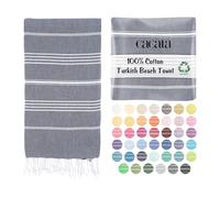 Cacala, Asciugamani Pure Series, Cotone, Dark Blue, 95 x 175 x 0.5 cm