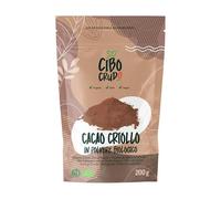 Cacao Amaro in Polvere - 200g. Cacao Criollo in Polvere Biologico Naturale e Puro Lavorato a Basse Temperature, Ricco di Antiossidanti Magnesio Ferro Vitamina B1 e B2.