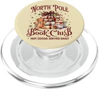 Cacao caldo servito al North Pole Book Club | Libro di lettura Nerd PopSockets PopGrip per MagSafe