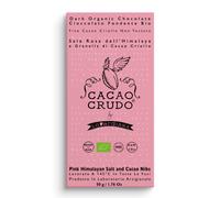 Cacao Crudo Cioccolato Fondente Crudo con sale dell'Himalaya e fave di cacao, 50 g *Certificato IT-BIO-006